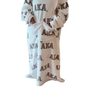 Hoodie couverture polaire oversize blanc en chenille pour femme, à manches longues, confortable et décontracté pour la maison - Product Image 3
