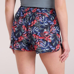 Shorts de Playa para Mujer, Cintura Alta Elástica, con Bolsillos, Secado Rápido, Tejido de Punto, Spandex, Poliéster, Traje de Baño - Product Image 5