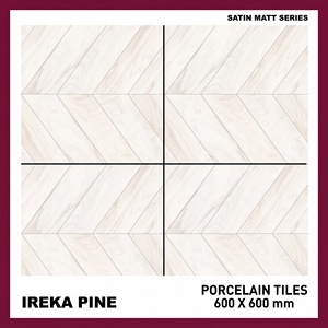 Iroka Pine Solid Porcelain Tiles 600x600mm Wood Look Exterior Interior Flooring Modern Homes Apartments Retail Space Design - Product Image 2