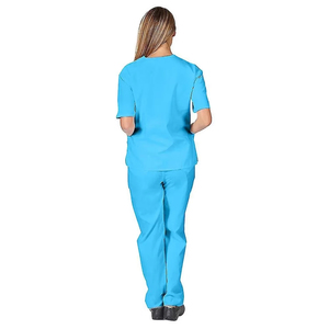 Wholesale Premium Quality Unisex Hospital Uniforms Custom Logo <b>Surgical</b> <b>Scrubs</b> Set Jogger Pants Top Designed for Doctors Nurses - Product Image 4