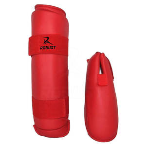 Protector de Espinilla de Karate de Cuero de Alta Calidad, Ligero, para Entrenamiento de Artes Marciales, Práctica Diaria y Ejercicios de Fitness - Product Image 2