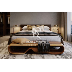 Modern Wood Bedroom Bench Storage Ottoman Furniture for Home Interior Decor - Product Image 2