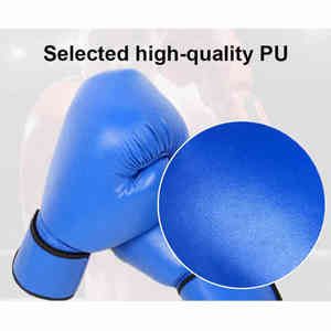 Custom Thick Fighting Gear Waterproof Leather & PU <b>Boxing</b> <b>Gloves</b> for Outdoor <b>Martial</b> <b>Arts</b> & Competition - Product Image 3