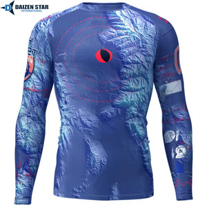 Chemise de compression sportive à manches longues UPF50+ avec logo personnalisé OEM, respirante, séchage rapide, antibactérienne, haute qualité - Product Image 2