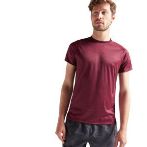 Chemises de sport pour hommes à manches courtes, coupe ajustée, entraînement, musculation, fitness, logo personnalisé, gym, séchage rapide, t-shirt uni à col rond - Product Image 2