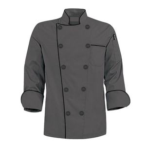 Veste de chef unisexe de haute qualité en coton, résistante au feu, coupe-vent, imperméable, uniforme de cuisine pour hôtel et restaurant - Product Image 2