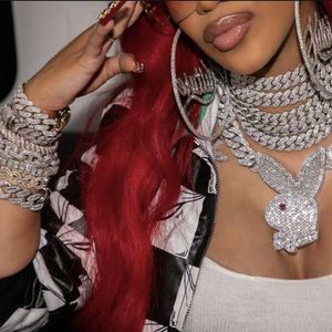 Collier en argent sterling S925, chaînes fines hip-hop, pendentif montre en moissanite, bijoux fantaisie tendance, cadeau pour femmes sexy - Product Image 1