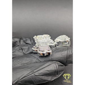 Iced Out Heart <b>Name</b> Pendant Moissanite Diamond Hip Hop <b>Necklace</b> <b>Custom</b> Bling Jewelry Gift - Product Image 5