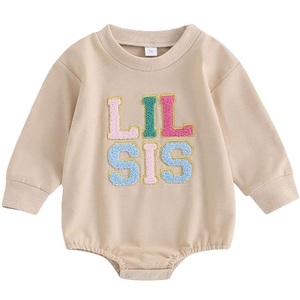 Survêtement bébé 100% coton, 160 g/m², tricoté, couleur unie, coloré, col rond, col en V imprimé, décontracté, fournisseur du Bangladesh. - Product Image 2
