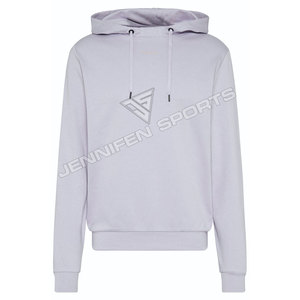 Sudadera con Capucha para Hombre, 100% Algodón Grueso, Cuello Redondo, Manga Larga, Transpirable, de Secado Rápido, Estilo Urbano - Product Image 1