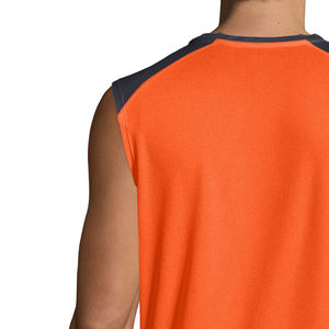 Custom Designed Sleeveless Men's Sports Tank Tops for Muscle Bodybuilding & Gym <b>Running</b> Men's Fitness <b>Singlets</b> Customized OEM - Product Image 4