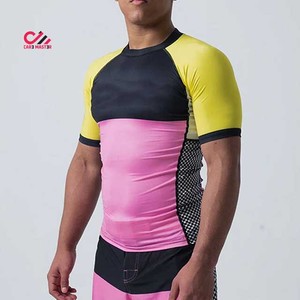 Camiseta de Natación CARE MASTER para Hombre, Personalizable, de Manga Corta, Secado Rápido, Poliéster, Top Deportivo para Adultos - Product Image 1