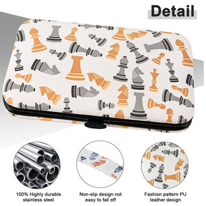 Wholesale Girls Manicure <b>Pedicure</b> <b>Set</b> Stainless Steel Nail Clippers Beauty Personal Nail Care Tool Kits With Travel Case - Product Image 5