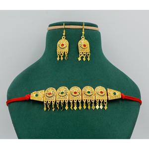 Necklace With Earrings <b>Jewellery</b> Set Goldplated Pure Brass High Quality Uae Dubai Made in India <b>Fashion</b> Jewelry Necklace - Product Image 4