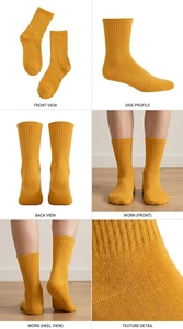 Men <b>Socks</b> <b>Soft</b> Cotton Breathable Comfortable Stretch Fabric Lightweight Daily Wear Casual Style All Season Use - Product Image 2