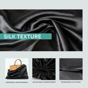Sac de protection de luxe anti-taches avec fermeture éclair et logo personnalisé pour sacs à main, chaussures, montres, bijoux et solutions d'emballage pour boutiques - Product Image 4