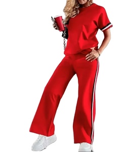 Camiseta de Manga Corta para Mujer, Tejido Sin Elástico, Material Ligero, Ropa Casual, Top Elegante Informal, Top de Verano - Product Image 1