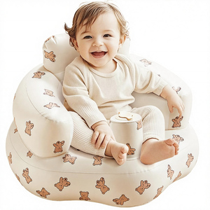 Siège bébé gonflable moderne en PVC, 3-36 mois, chaise d'apprentissage portable pour nourrissons et tout-petits, cuisine, salon, chambre - Product Image 1
