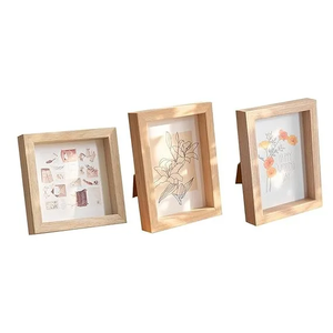 Cadre photo rustique en bois de manguier avec design artisanal, présentoir d'images en bois naturel - Product Image 4