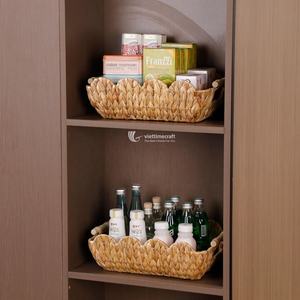 Cesta de Almacenamiento de Jacinto de Agua Tejida, Cesta Organizadora y Cesta Decorativa, Personalización OEM y ODM - Product Image 4