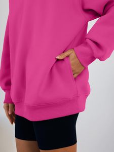 Sudadera extragrande para mujer, transpirable, antiarrugas, con el mejor diseño, material suave, antiencogimiento, deportiva, para invierno y otoño, personalizada. - Product Image 2