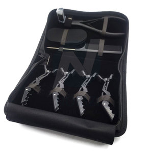 New Gold Plasma Hair Extension Tools <b>Kit</b> Micro Rings <b>Beads</b> Opener Closer Pliers Loop Crane Scissors Waterproof Commercial Use - Product Image 6