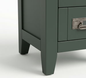 Mesa de Centro Moderna y Resistente con 2 Cajones, Madera de Caucho Blanca, MDF, Marca PKP, Muebles para Sala de Estar - Product Image 5