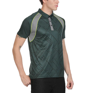 Chemises de golf pour hommes, sportives, à motifs floraux, respirantes, anti-rides, séchage rapide, en polyester, avec logos personnalisés - Product Image 5