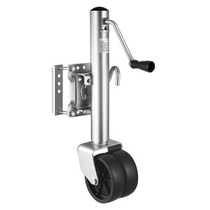 Martinetto Girevole per Rimorchio Barca Resistente con Capacità di Carico di 680 kg, Maniglia Ergonomica e Ruota Singola in PP - Ricambi e Accessori - Product Image 6