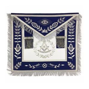 Alfombra Masónica de Terciopelo para Maestros Masónicos de la Gran Logia Azul, Uso en Catedral, con Bordado Fino, MAP-0019 - Product Image 1