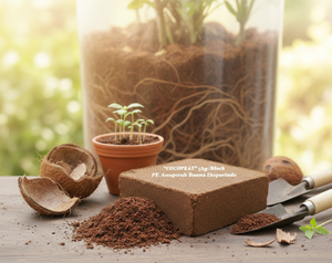 Bloque de Fibra de Coco (Cocopeat) para Cultivo, Apoya la Agricultura Sostenible con Fibras Orgánicas Limpias para Resultados de Cultivo Confiables - Product Image 2