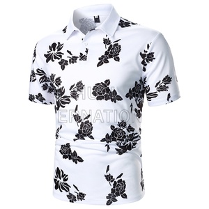 Polo en gros personnalisé pour homme – T-shirt polo d'été respirant en coton avec impression de logo - Product Image 1