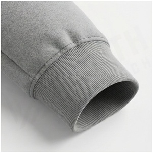 Conjunto Deportivo con Capucha para Mujer, Color Gris, Manga Larga, Cierre de Cremallera, Bolsillos Laterales, Ropa Casual de Otoño, Diseño Sólido de Poliéster de Peso Medio - Product Image 6