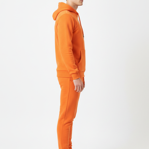 Ensemble de survêtement décontracté d'hiver pour homme, imprimé par transfert thermique, 100 % coton, séchage rapide, léger, pour l'entraînement – Vente en gros - Product Image 3