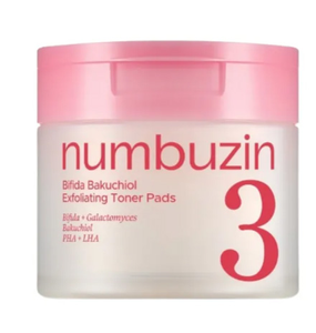 Numbuzin No.3 Bifida Bakuchiol Discos Exfoliantes - Cuidado Facial Coreano, Discos Exfoliantes, Cuidado de Poros con Bifida - Product Image 1