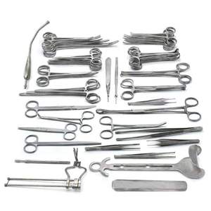 Juego de 50 Instrumentos Quirúrgicos Ortopédicos Básicos para Laparotomía, Manual - Product Image 1