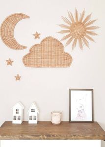 Décoration murale en rotin naturel et écologique pour chambre d'enfant, jouets pour bébés, prix abordable, fabriqué au Vietnam - Product Image 4