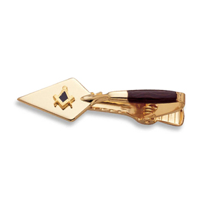 Pinza de Corbata Masónica Vintage con Diseño de Herramienta de Masón, Rito Escocés, Shriners, Maestro Masón, Regalia, Marca de Alta Calidad - Product Image 6