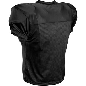 Maillot de football américain unisexe bleu col en V manches courtes maille respirante PUNJAB DIAMOND Nom d'équipe personnalisé Toutes saisons Adulte - Product Image 4