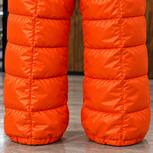 Women's Full Length <b>Padded</b> Style Quilted Puffer <b>Trousers</b> Streetwear Pants DesignDrawstring Casual Winter Wear Heavyweight - Product Image 6