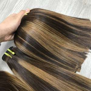 ผมตรงแบบไม่ผ่านกระบวนการผมมนุษย์สีเปียโนจากเวียดนาม - Product Image 2