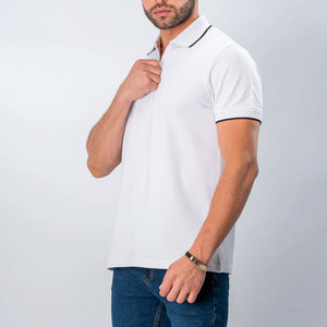 Servicio OEM/ODM, MOQ Bajo, Camiseta Polo para Hombre, Ropa de Entrenamiento, Precio Competitivo, Camiseta Polo con Cierre de Cremallera de Cuarto para Hombre, Venta Directa de Fábrica - Product Image 4