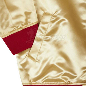 Dernière conception de veste en satin pour homme, nylon/polyester, respirante et écologique, logo sur le devant, vêtements d'extérieur d'hiver, couleurs personnalisées - Product Image 5