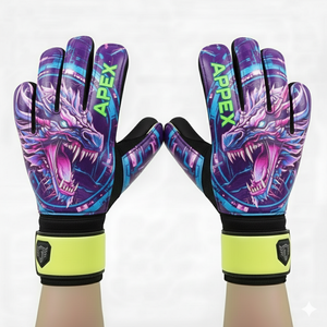 Guantes de Portero Profesionales de Látex Premium, Estructura de Palma Duradera, Antideslizantes, Cierre de Gancho y Bucle para Partidos - Product Image 1