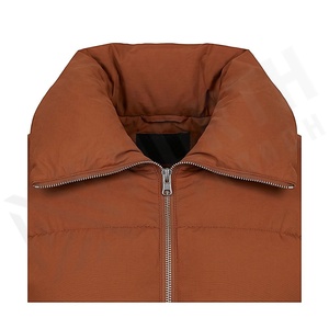 Chaqueta Acolchada Echo Mountain para Mujer, Chaqueta Corta con Cuello Acolchado, Cierre de Cremallera Frontal, Resistente al Viento, Ropa de Invierno - Product Image 4