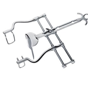 Ensemble d'instruments chirurgicaux en acier inoxydable, rétracteur abdominal manuel auto-serrant, large, pour une exposition stable des tissus, chirurgie réutilisable - Product Image 4