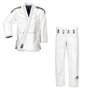 Ventes en gros de kimonos BJJ blancs 100% coton, ajustés, unisexes pour adultes, vêtements d'arts martiaux, Jiu Jitsu BJJ Gi, designs personnalisés, uniformes brésiliens - Product Image 1