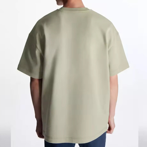 Camiseta Personalizada para Hombre, Ecológica, Transpirable, de Secado Rápido, Cuello Redondo, Hombros Caídos, de Algodón Grueso, de Alta Calidad, Talla Grande - Product Image 2