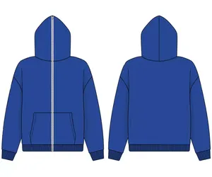 Sudadera con capucha y cremallera de algodón para hombre, elegante, ligera, informal, estilo urbano, cómoda para el día a día - Product Image 6