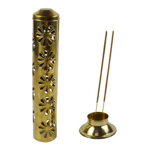 Decorative Golden Colored Incense Holder With <b>Brass</b> Metal <b>Sheet</b> Design Incense Burner Light Weight for Indoor Decor Design - Product Image 5